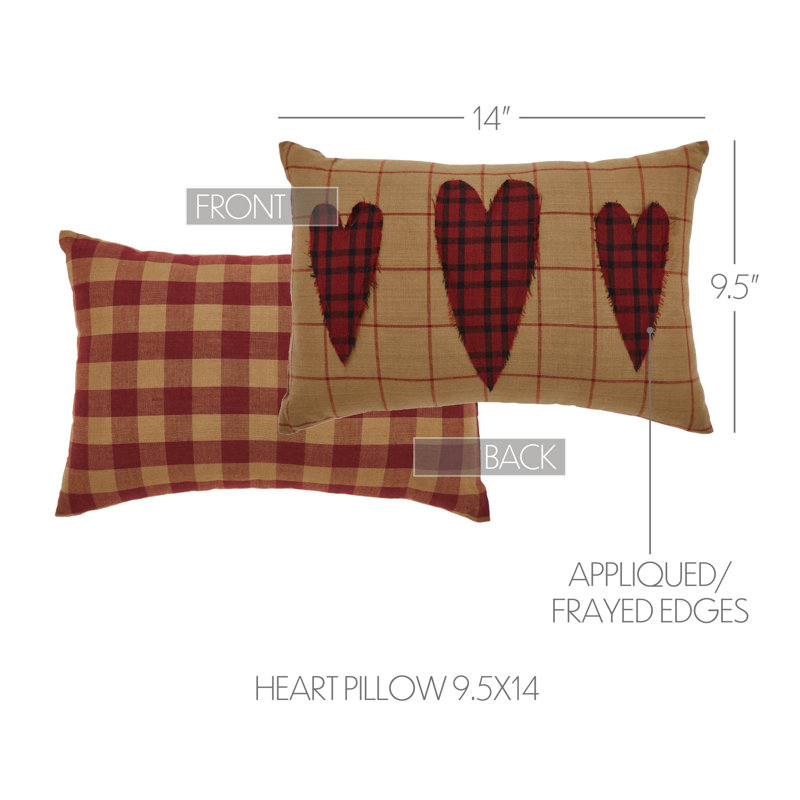 Coussin Connell Heart 9,5 x 14