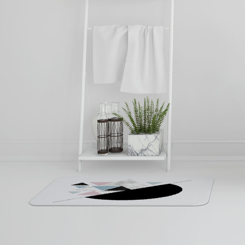 Akendra Memory Foam Non-Slip Bath Rug, Akifa 