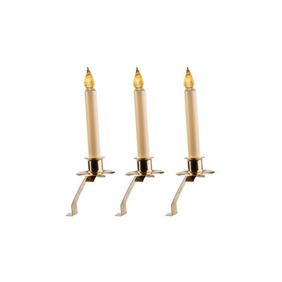 Unscented Flameless Candle with Metal Holder