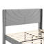 Structure de lit grand format en velours avec tête de lit à oreilles, lit plateforme tapissier avec tête de lit capitonnée à oreilles, support de lattes en bois massif, pas de sommier tapissier, silencieux, gris foncé-1786535622-1786535624