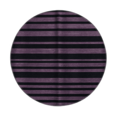 HorizontalStripes Gray Indoor and Outdoor Area Rug