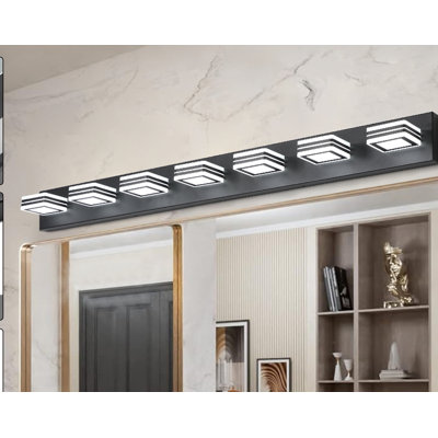 Loralynn Dimmable LED Vanity Light – Simple & Modern Bathroom Mirror Lighting