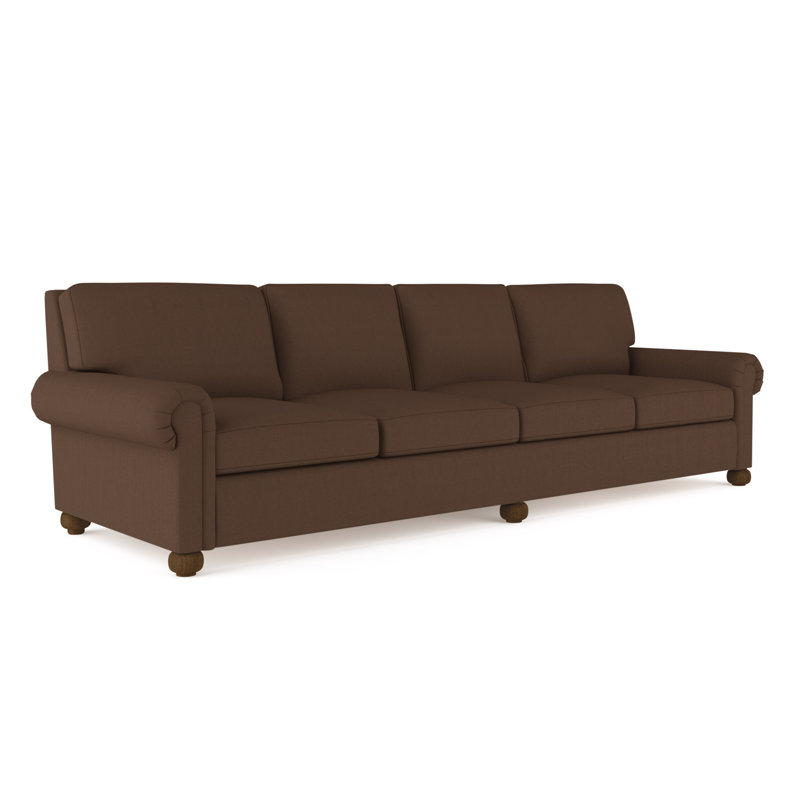 Leroy Sofa, 36" H x 120" W x 49" D, Pumice Velvet 