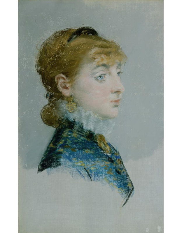 "Emilie-Louise Delabigne" par Édouard Manet - Toile tendue avec châssis, H 24 po x l 17 po