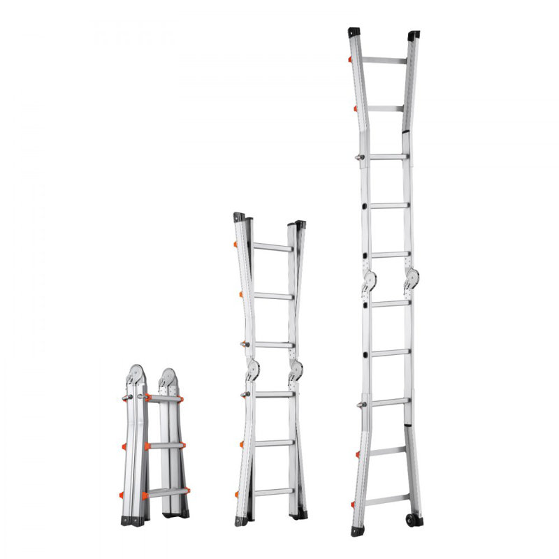 Échelle télescopique à rallonge multifonctionnelle pour les devoirs, 9.5', 20.28'