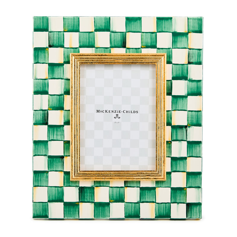 Emerald Check Frame, 5" x 7"