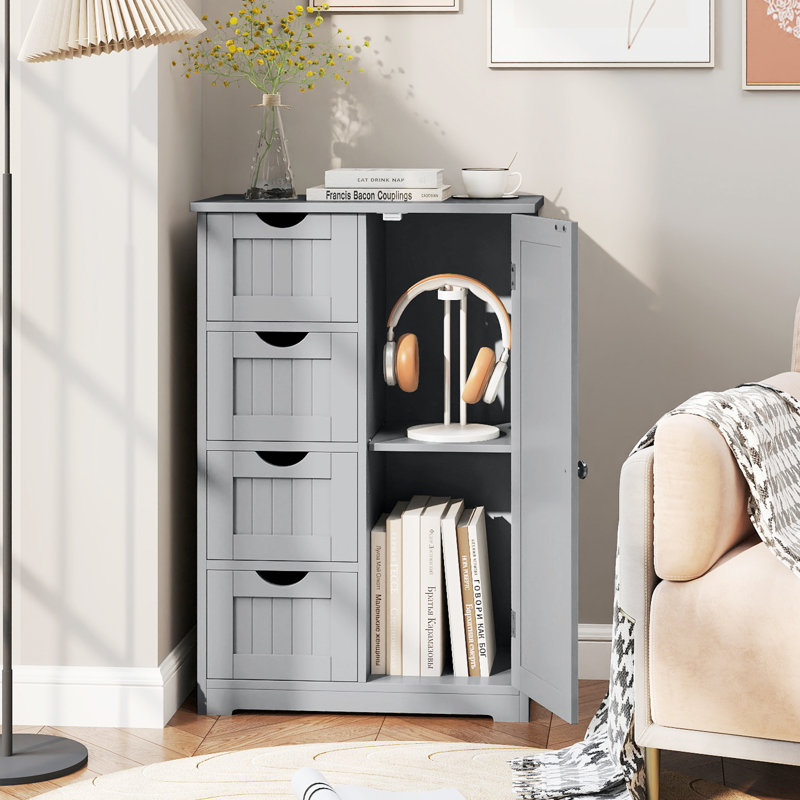 Sturdivant Bathroom Cabinet, Gray