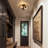 Boatner 2-Light Glass Shade Semi Flush Mount Ceiling Light