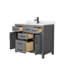 Beckett 42" Freestanding Single Bathroom Vanity with Cultured Marble Top-52605363-52605366-61131900