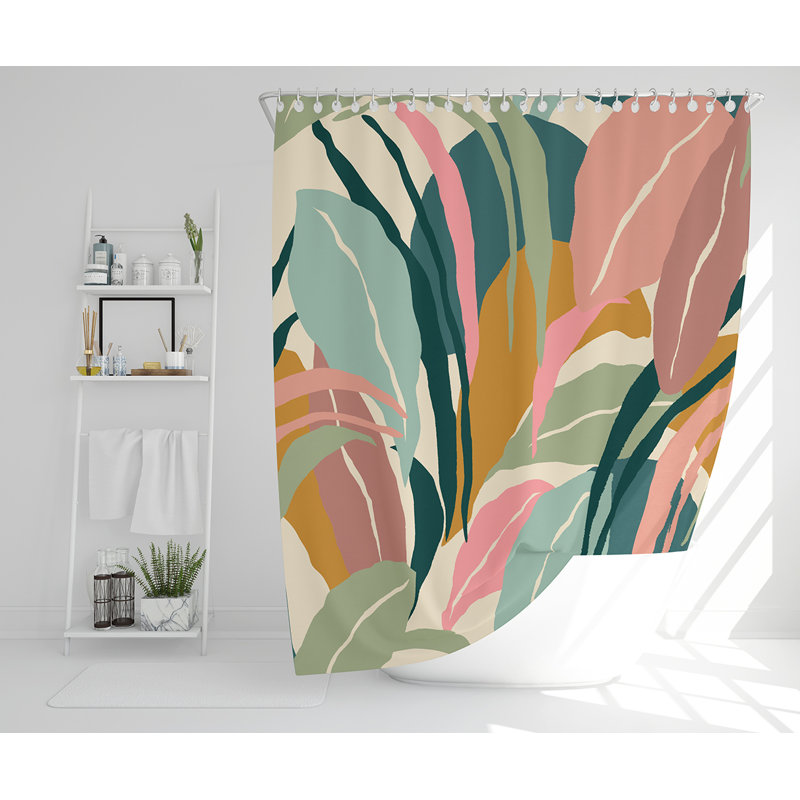 Eliziah 13 Piece Polyester Shower Curtain Set