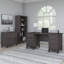 Magomed 4 Piece L-Shape Computer Desk Office Set with Hutch-679874581
