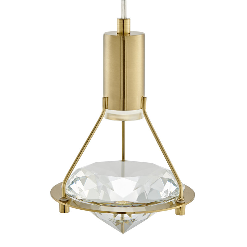 Luminaire suspendu géométrique à 1 lumière Shumake
