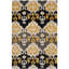 Tibetan Black/Gold/Gray Area Rug-542159882