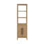 Armoire à linge autoportante en bois massif Alsup