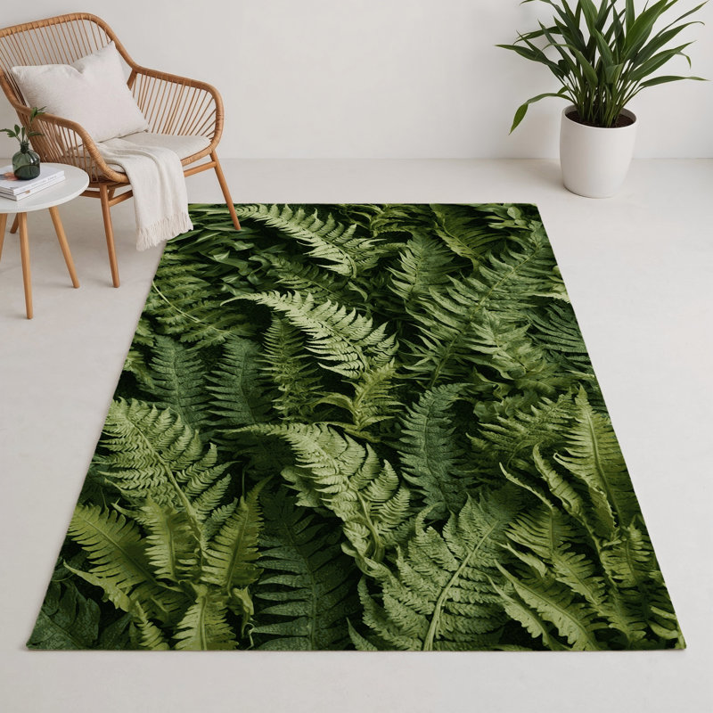 Tapis vert d'intérieur et d'extérieur Botanical, Rectangulaire 3 pi x 5 pi