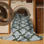 Machine Washable Trellis Grey Area Rug-1101054583