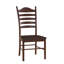 Chaise d'appoint de salle à manger espresso-1327955427