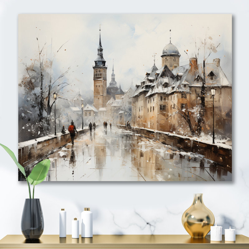 Art sur toile Markele, Allemagne, allemand, Timberline I, 34" H x 44" W, Encadrement doré