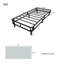 Cadre de lit plateforme robuste Twin XL KD recouvert de tissu-2095876126