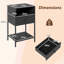 40cm W Metal Bedside Table-120613820