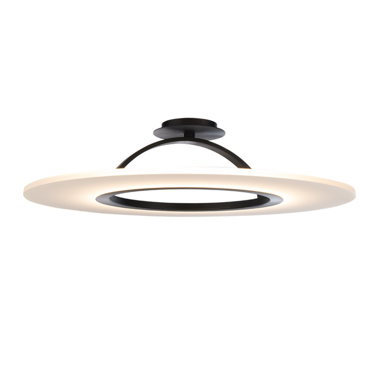 Zamir Acrylic LED Semi Flush Mount