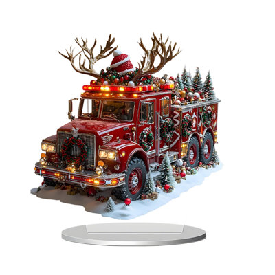 Create Winter Christmas Santa Claus 2D Acrylic Decoration Ornament For Festive Home Decor Gift Christmas Decoration