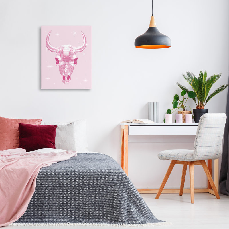 Toile pastel pastel disco, design par Lil 'Rue, H 30 po x l 24 po