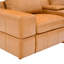 Canapé modulaire inclinable en cuir Thameskinsbury-1926965161