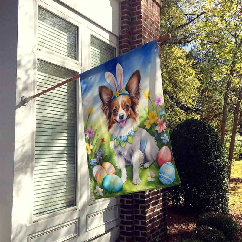 Easter Egg Hunt Double Sided 40'' H x 28'' W Polyester Easter House Flag