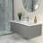 18" L x 14" W Undermount Bathroom Sink Rectangular White Ceramic Bathroom Sink Vanity Basin with Overflow