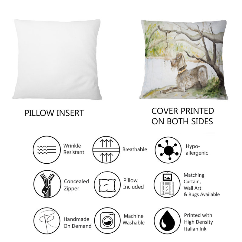 Animal Print Throw Pillow