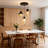Modern Ribbed Glass 3 -light Pendant Light