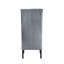 Ensemble de 2 chaises d'appoint en velours côtelé gris Kini