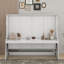 Lit escamotable double avec bureau