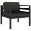 Chaise de patio avec coussins