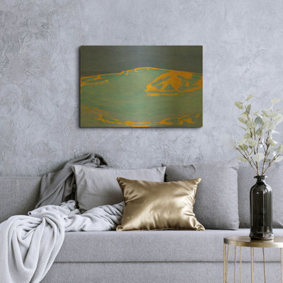« Été, dune en Zélande, 1910 » de Piet Mondrian, tableau mural en métal doré, 91,4 cm x 61 cm