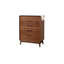 Armoire de rangement simple en noyer noir