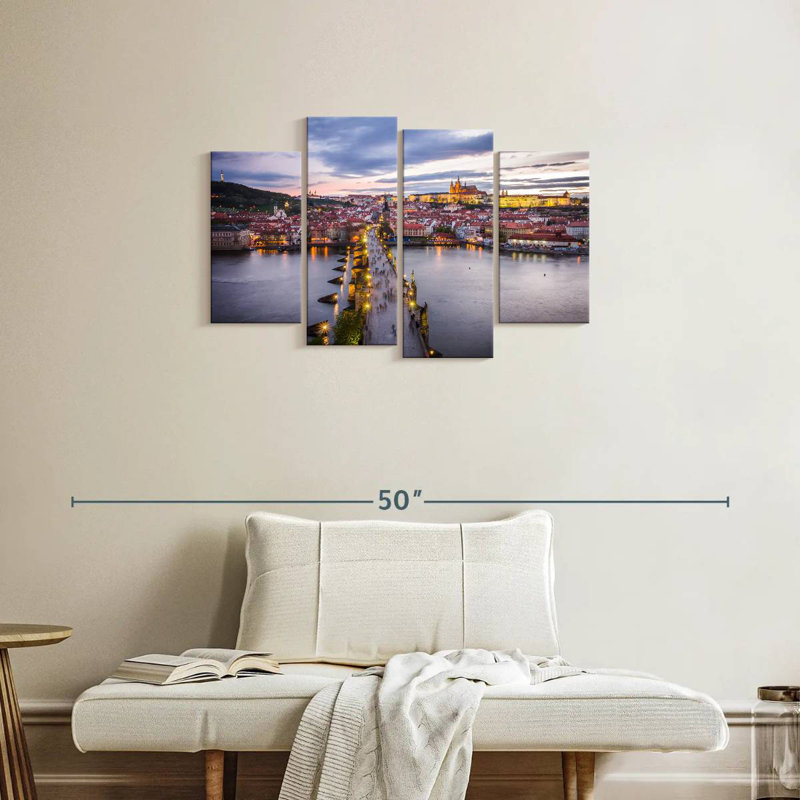 Lilie Charles Bridge To Prague, 22" H x 36" W