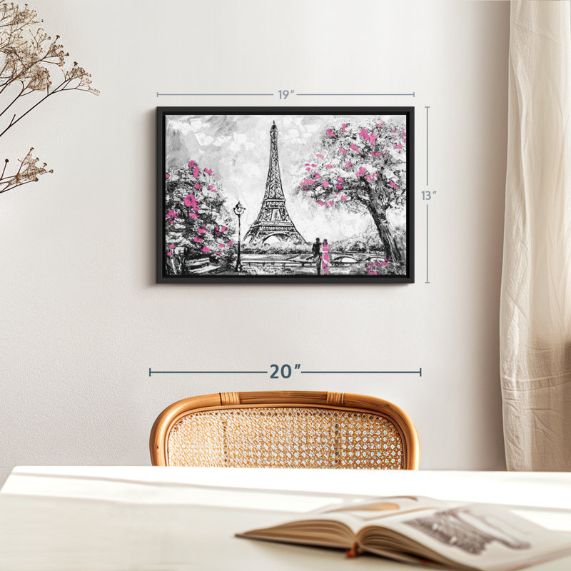 Places "Tour Eiffel, impression sur toile", H 13 po x l 19 po