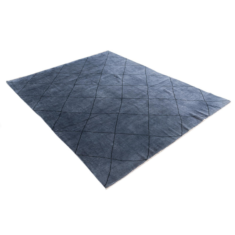 Tapis gris foncé 8 x 8 Parra