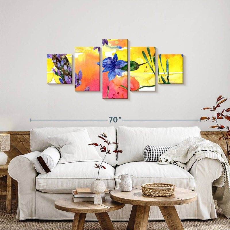 Flower, 24" H x 55" W