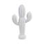 Figurine décorative en bois de cactus pour la décoration intérieure - objet moderne du sud-ouest pour la décoration de table ou de salon - blanc-634061261