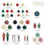  Ornements d'arbre de Noël, décorations d'arbre de Noël incassable rouge vert, bleu et or 155 carats, élégantes boules suspendues en vrac pour Noël, décoration de fête de mariage-1135109749