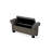 Linen Blend Upholstered Storage Bench