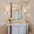 Neomi Glass Frame Rectangle Wall Mirror