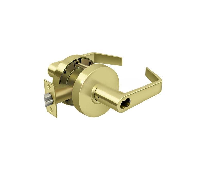 Deltana CL504ECCNC-3 Comm. Rangement IC Core GR2, Clarendon sans cylindre en laiton poli, Laiton poli