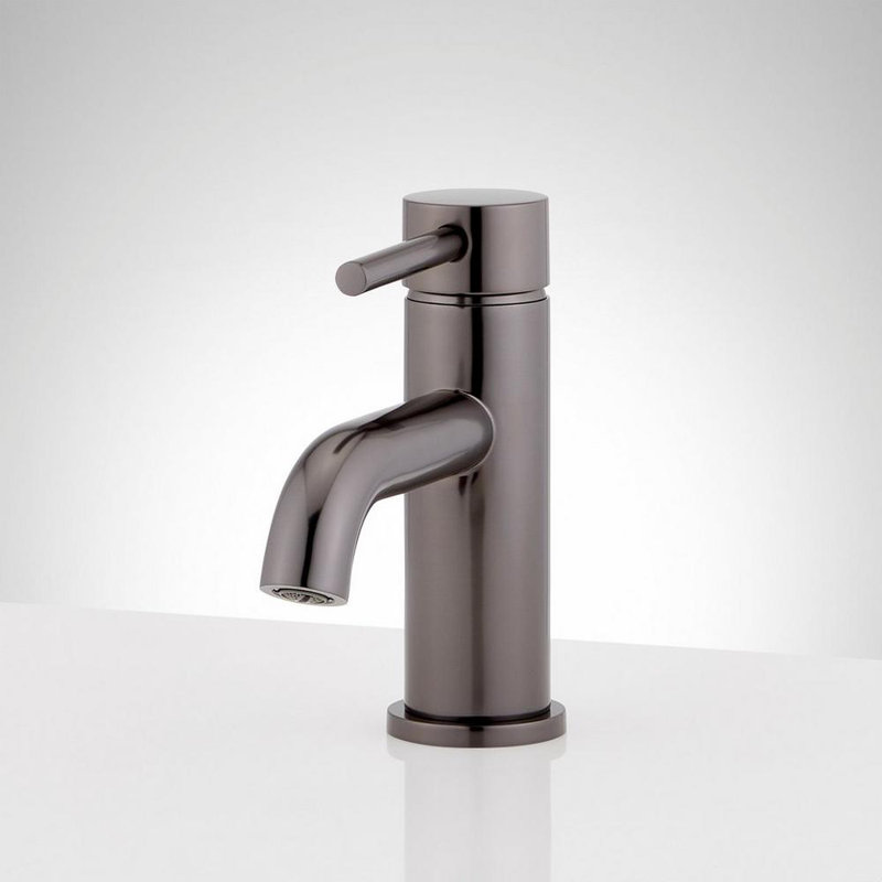 Lexia 1.2 GPM Single Hole Bathroom Faucet, Gunmetal