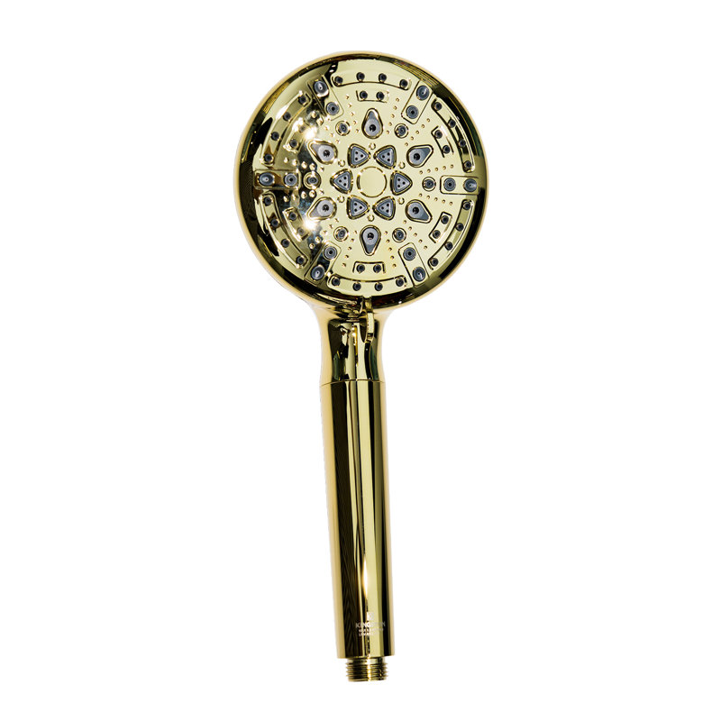 Douche à main 9 fonctions Kingston, Polished Brass