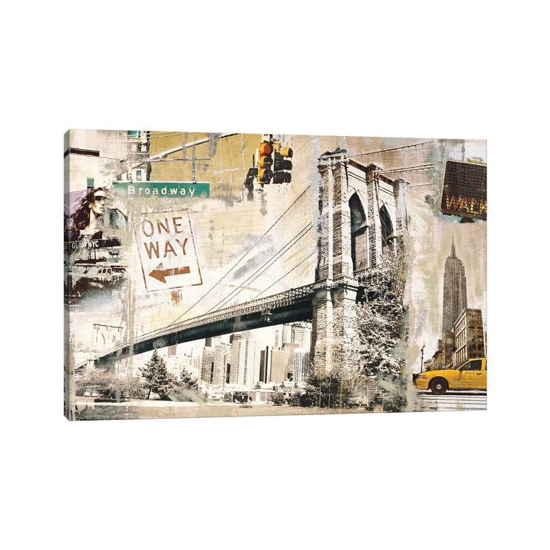 Manhattan by Tyler Burke - Wrapped Canvas Print, 66.04 cm H x 45.72 cm W x 1.91 cm D