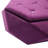 Elegant Velvet Polygon Diamond Tufted Storage Ottoman, Multi-Functional Footrest And Seating Solution For Home, Comfortable And Practical Storage For Living Room And Bedroom-580634049